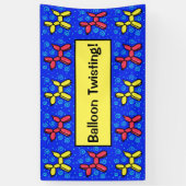 Ballon Twisting! Spandoek (Verticaal)