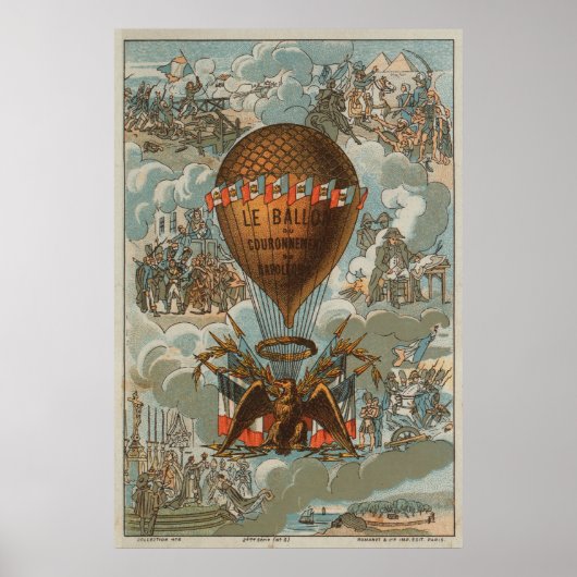Ballon van de Coronatie Napoleon Poster (Voorkant)