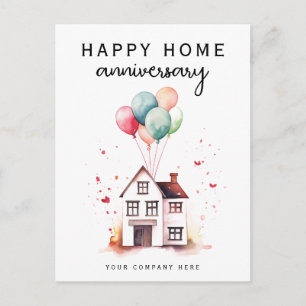 Ballon voor jubileum van het huis Realty Briefkaart
