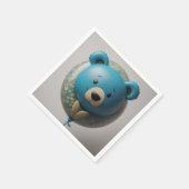 Ballonblauw Beer Servet (Hoek)