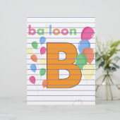Ballonbrief B (Staand voorkant)