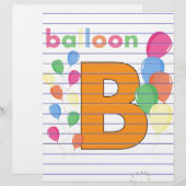Ballonbrief B (Voorkant / Achterkant)