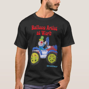 Ballonclown in Car gezegde Ballonartiest op het we T-shirt