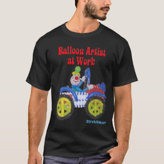 Ballonclown in Car gezegde Ballonartiest op het we T-shirt