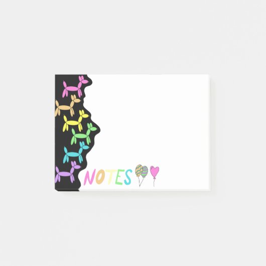 Ballondier notities post-it® notes (Voorkant)