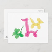 ballondieren briefkaart (Voorkant / Achterkant)