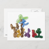 ballondiergroep briefkaart (Voorkant / Achterkant)