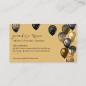 Ballonfeest Event Planner Stijlvol Visitekaartje (Achterkant)