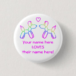  ballonhonden in Love Button