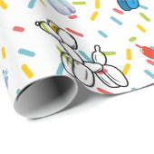 ballonhondenwikkelpapier cadeaupapier (Rol Hoek)