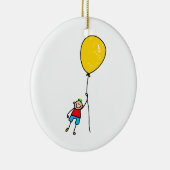 ballonjongen keramisch ornament (Rechts)