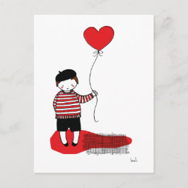 Ballonjunge Briefkaart