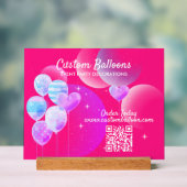 Ballonkunst decor qr code (Neutraal)