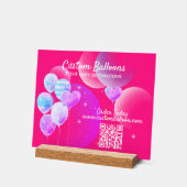 Ballonkunst decor qr code (Hoek)