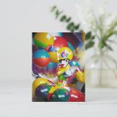 ballonlevensduur briefkaart (Staand voorkant)