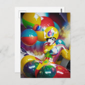 ballonlevensduur briefkaart (Voorkant / Achterkant)