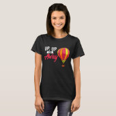 Ballonlift met ballonfestival in hete lucht t-shirt (Voorkant volledig)