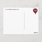 Ballonmeisje Briefkaart (Achterkant)