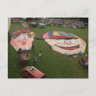 Ballonmeisje Briefkaart