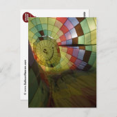 Ballonmodelballon-3 Briefkaart (Voorkant / Achterkant)