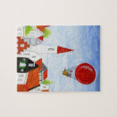 Ballonmuis en dakpannen legpuzzel (Horizontaal)