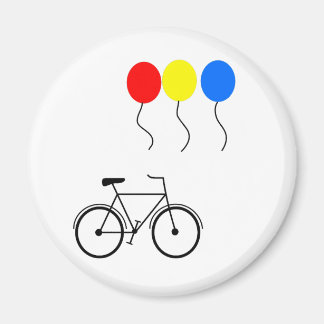 ballonnen en fietsen magneet
