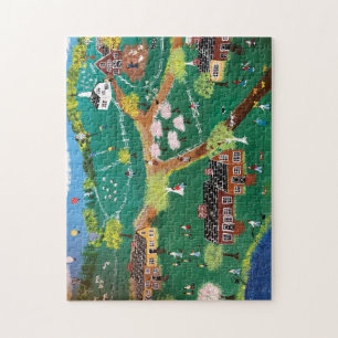 Ballonnen en vliegers waren er allemaal legpuzzel