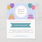 Ballonnen - Feest- en evenementenplanner Flyer (Voorkant)