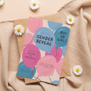 Ballonnen onthullen geslacht kaart