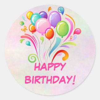 Ballonnen Verjaardag Stickers