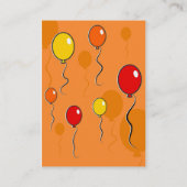 Ballonnen, Visitekaartje (Achterkant)
