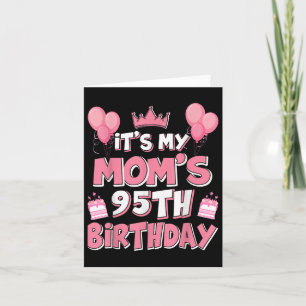 Ballonnen zijn mijn moeders 95e verjaardag 1930 95 kaart