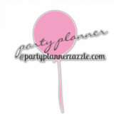 Ballonpartijplanner om het even welke Sticker van (Voorkant)