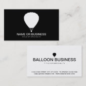 ballonpictogram visitekaartje (Voorkant / Achterkant)