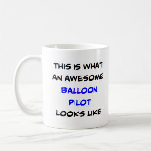 ballonpiloot, geweldige koffiemok