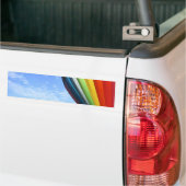 Ballonregenboog in de lucht bumpersticker (Op Truck)