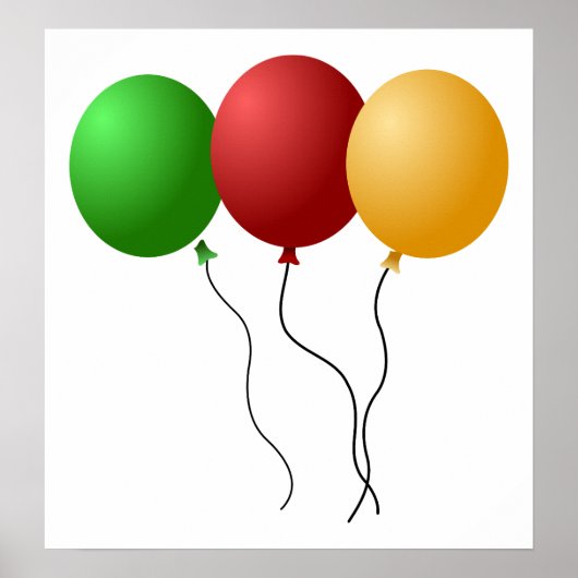 ballons-305058 décoration de fête ballons trois g (Devant)