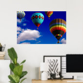 Ballons à air chaud - Affiche (Bureau à domicile)