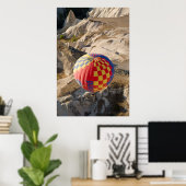 Ballons à air chaud au-dessus de Cappadocia Poster (Bureau à domicile)