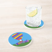 Ballons à air chaud Bunny #2 Dessous de verre (Côté)