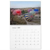 Ballons à air chaud dans le calendrier mural Cappa (Jan 2027)