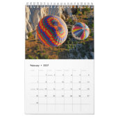 Ballons à air chaud dans le calendrier mural Cappa (Feb 2027)