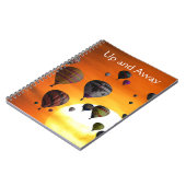 Ballons à air chaud dans le Carnet de vol (Côté gauche)