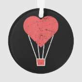 Ballons à air chaud de coeur mignon (dos)