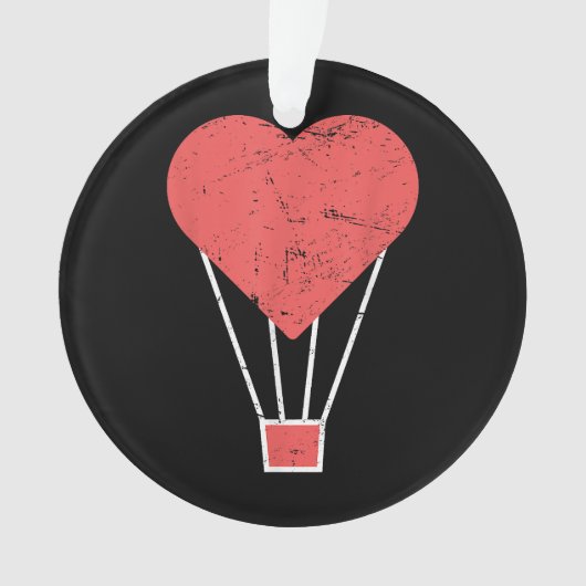 Ballons à air chaud de coeur mignon (devant)