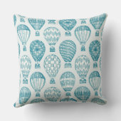 ballons à air chaud Je paon Coussin (Verso)