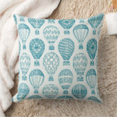 ballons à air chaud Je paon Coussin (Couverture)