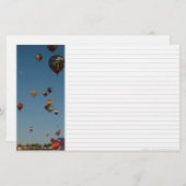 Ballons à air chaud papeterie (Devant / Derrière)