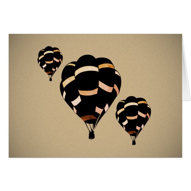 Ballons à air chaud rustique (Devant horizontal)