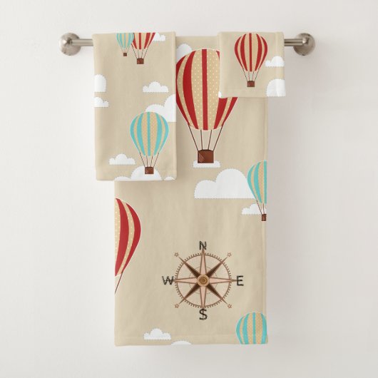 Ballons à air chauds et aventure mignonne de (En situation)